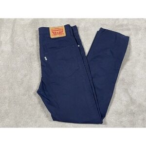 Levi's 522 Pants Mens 29x30 Blue Slim Taper Leg Chino White Tab 100% Cotton